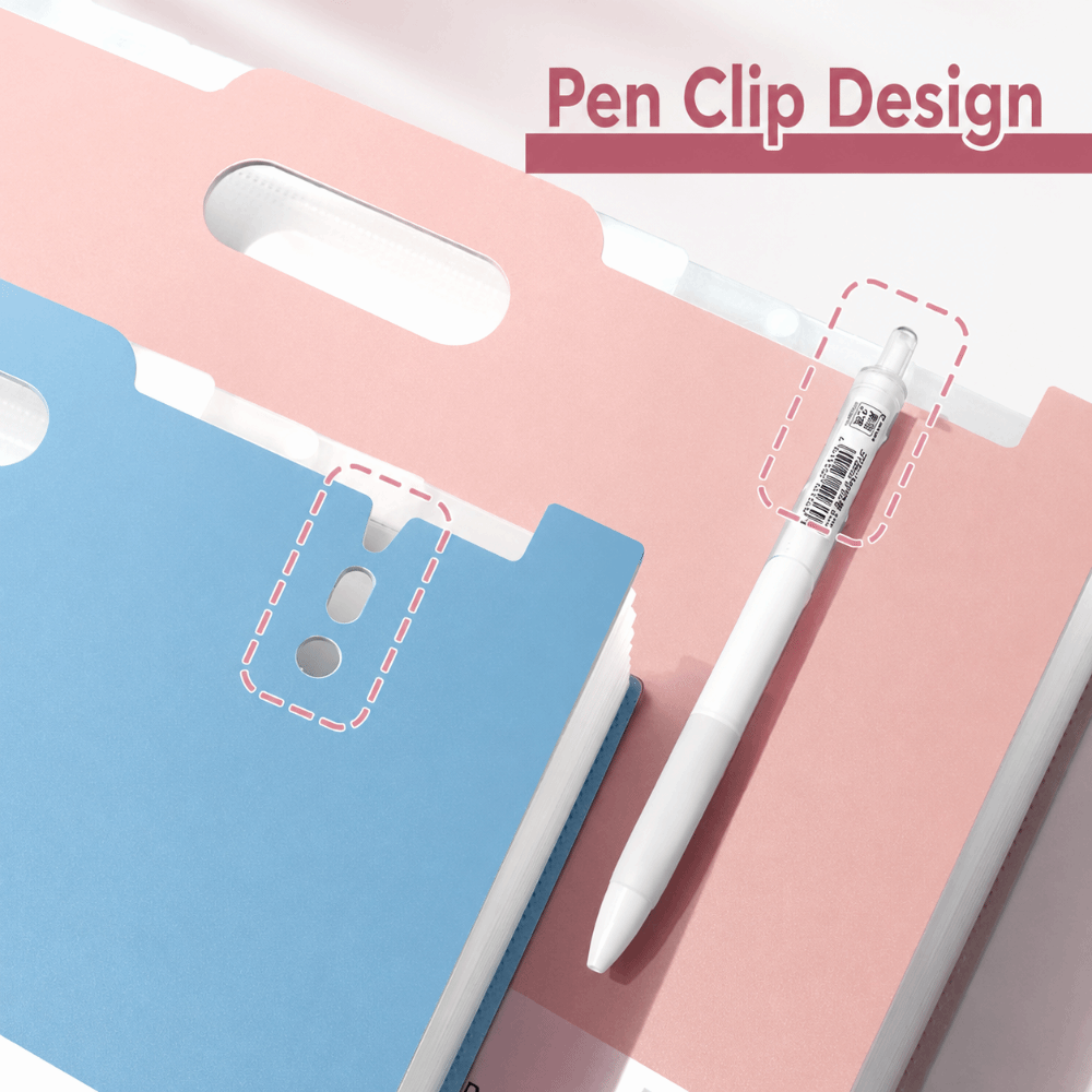 Expandable Accordion File Folder 13 Pockets - Cartella Portadocumenti Espandibile a 13 Tasche,