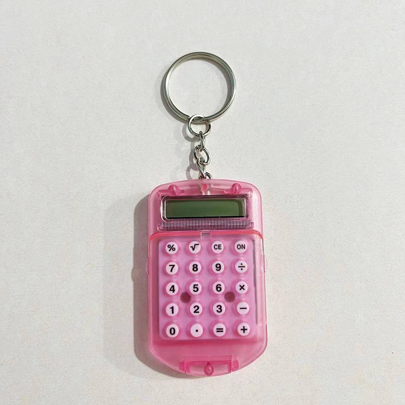 Scientific Calculator For Secondary School - Mini calcolatrice trasparente con coperchio ribaltabile