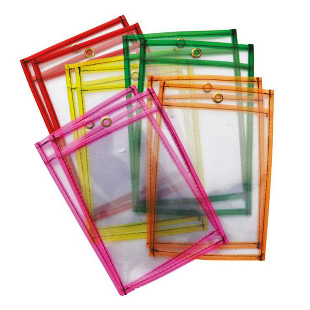 Writing Tools - 10 pezzi di tasche trasparenti in
