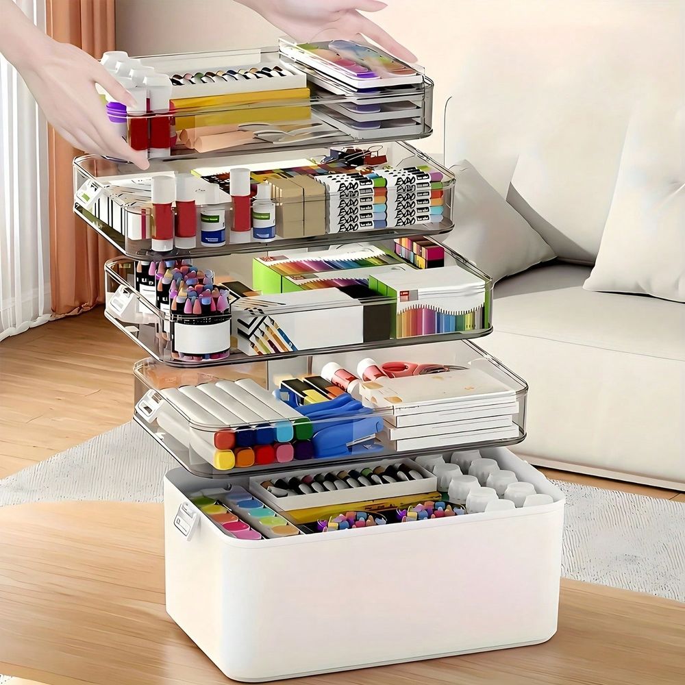 Stationery - Organizzatore per Medicinali Trasparente a Più