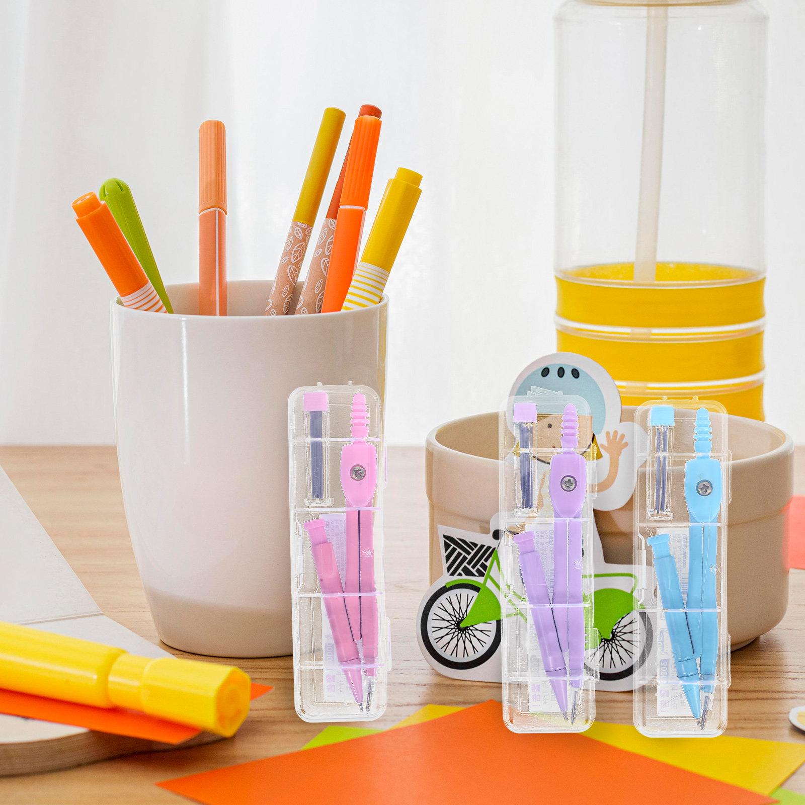Set di Compassi in Metallo per - Math Geometry Set With Compass recensione e prezzo
