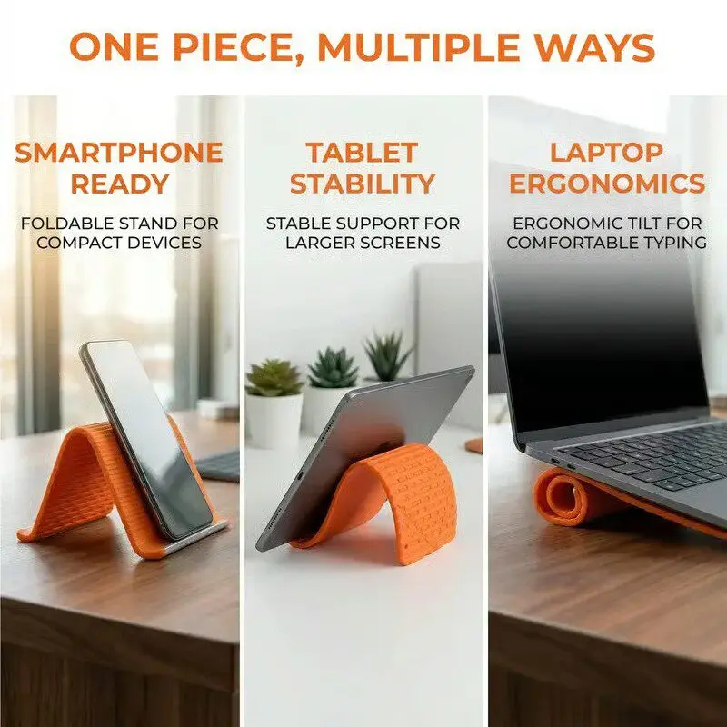 Supporto Pieghevole in Silicon - Desk Accessories recensione e prezzo