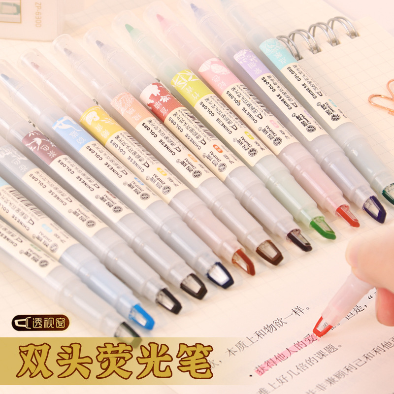 5 pz/set Doppia Punta Evidenzi - Pastel Highlighter Set Double Ended recensione e prezzo