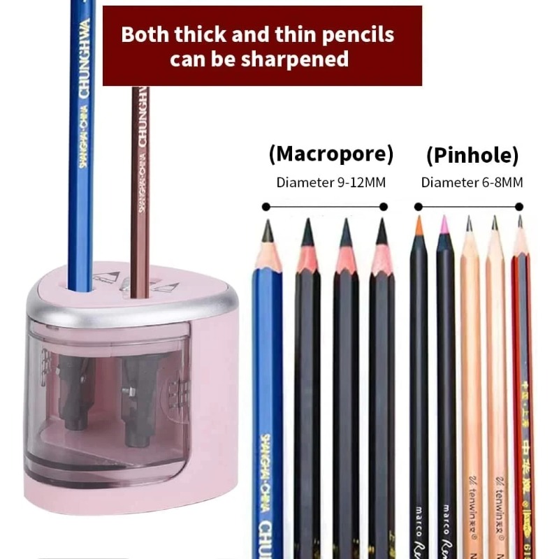 Temperino Elettrico a Due Fori - Electric Pencil Sharpener Usb recensione e prezzo