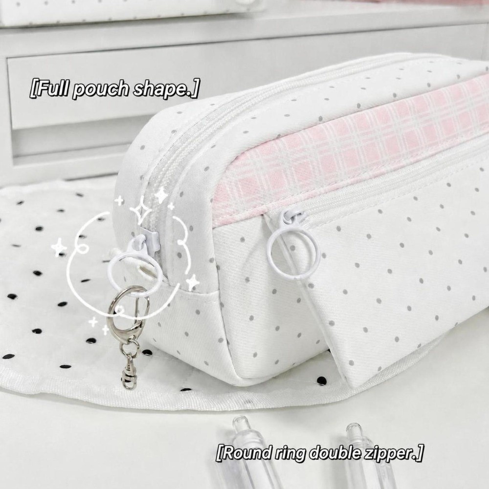 Astuccio Estetico a Pois e Qua - Aesthetic Large Pencil Case Pouch recensione e prezzo