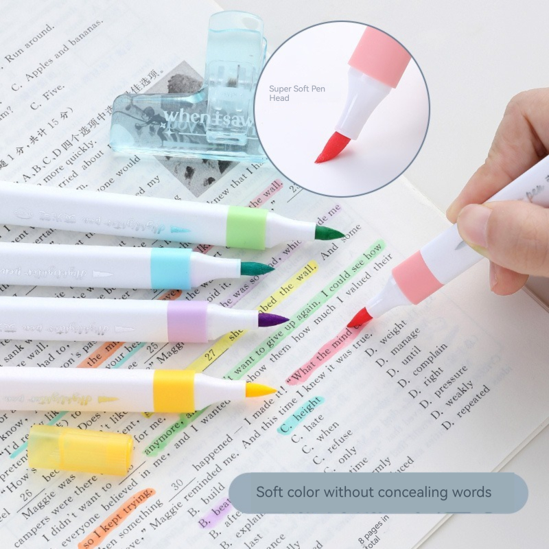 Set di evidenziatori di colori - Pastel Highlighter Set Double Ended recensione e prezzo