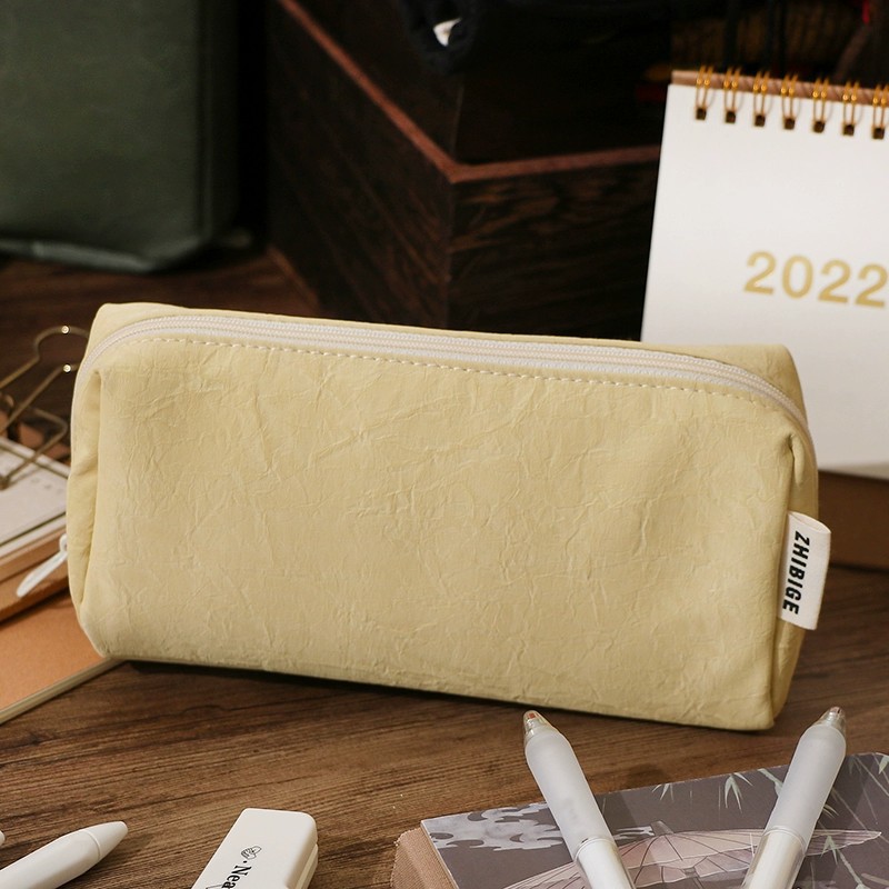 Astuccio in Pelle Crema Kawaii - Aesthetic Large Pencil Case Pouch recensione e prezzo