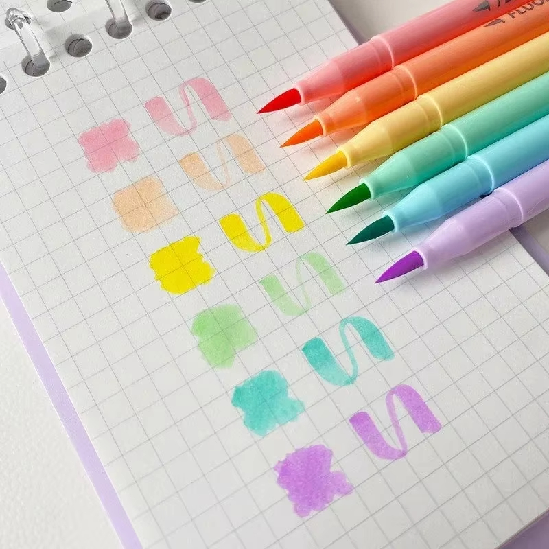 Set di penne a fluorescenza co - Pastel Highlighter Set Double Ended recensione e prezzo