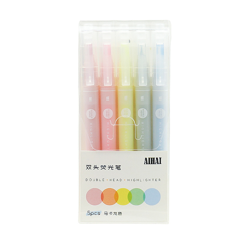 Evidenziatore con doppia punta - Pastel Highlighter Set Double Ended recensione e prezzo