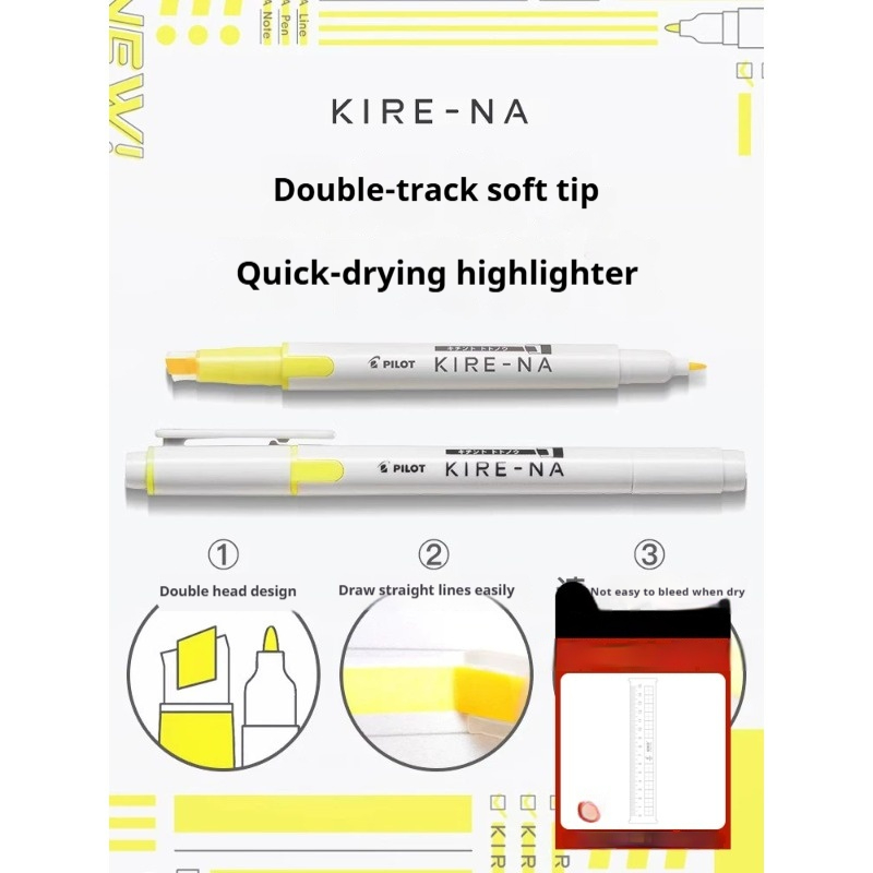 Set di Evidenziatori PILOT KIR - Pastel Highlighter Set Double Ended recensione e prezzo