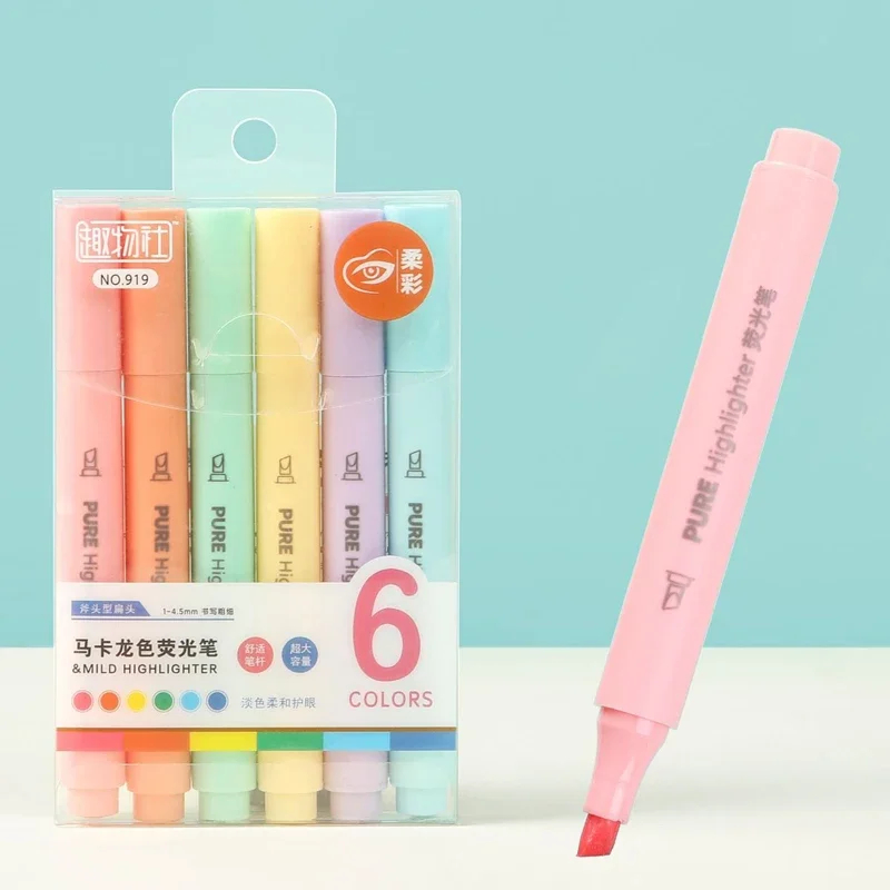 Set di 6 Evidenziatori Colorat - Pastel Highlighter Set Double Ended recensione e prezzo