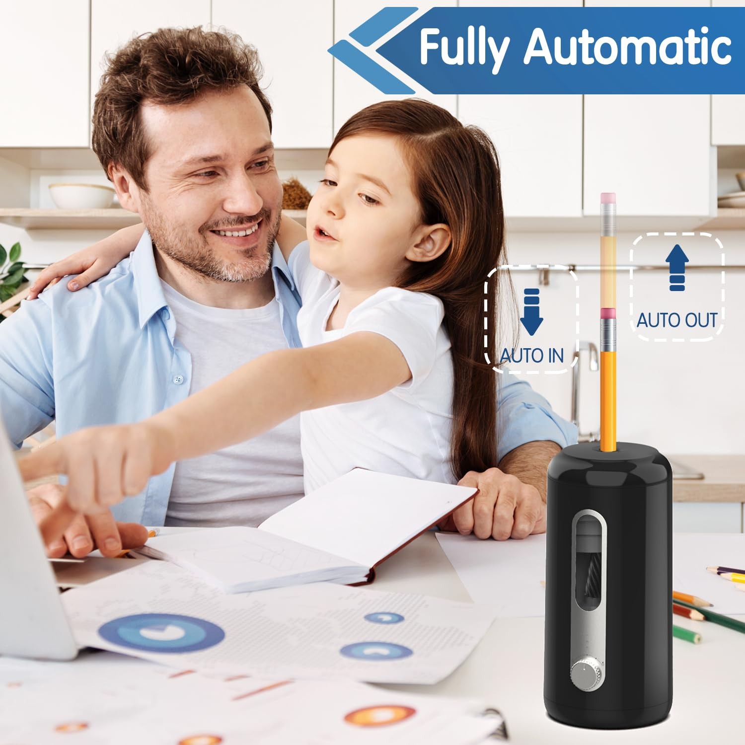 Temperamatite Elettrico Deli A - Electric Pencil Sharpener Usb recensione e prezzo