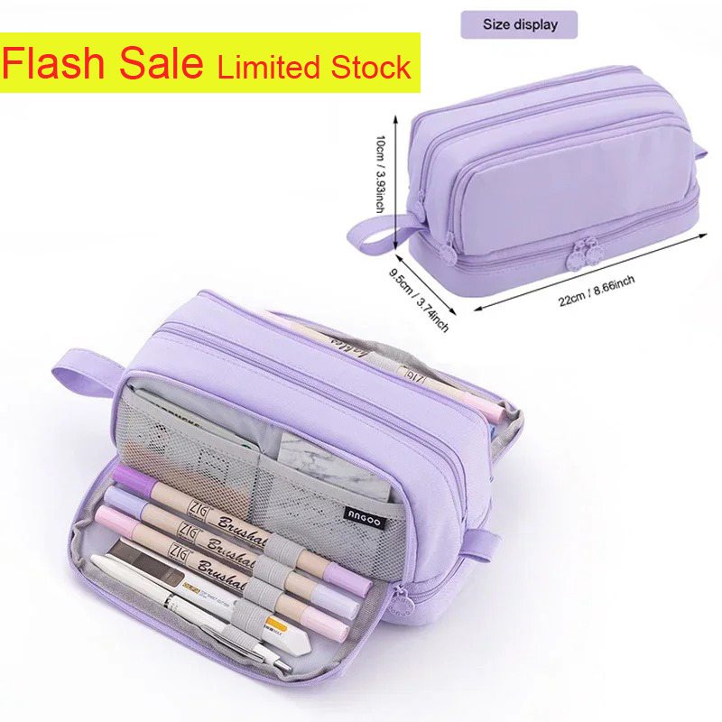 Astuccio a 4 Scomparti di Gran - Aesthetic Large Pencil Case Pouch recensione e prezzo